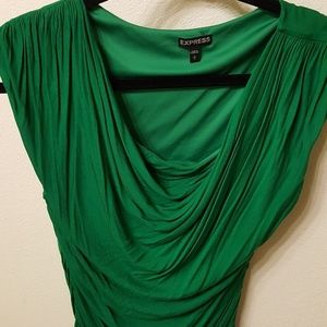 Express Kelly green top